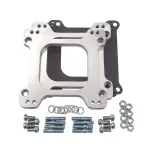 2694 - : Carb Adapter Mounts 4150 Standard-Flange Holley Carbs Sideways on Tunnel Rams for Edelbrock Image
