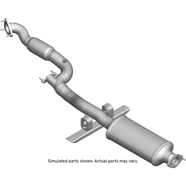 23199833 - : Nitrogen Oxide Catalytic Converter with Pipes, Vaporizer, Flange, Bracket, Insulator, Studs, and Nuts for Chevrolet: Cruze Image
