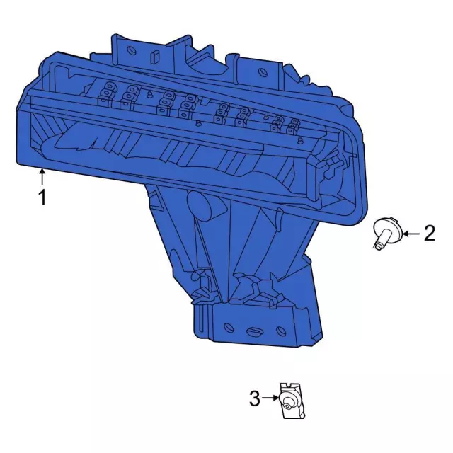 LC3Z15201C - : Fog Lamp Assembly for Ford: F-250 Super Duty, F-450 Super Duty Image