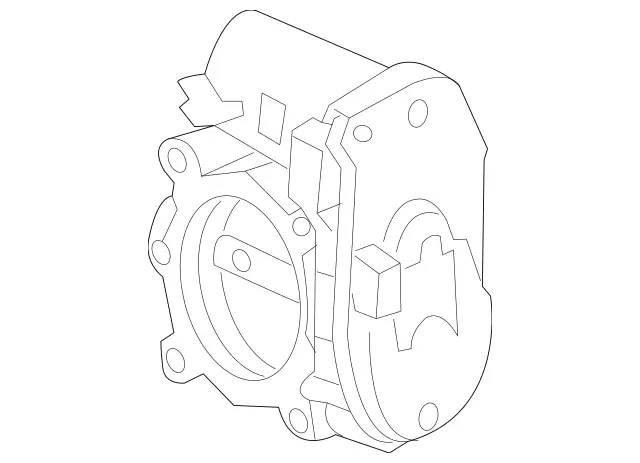 2701410025 - : Throttle Body for Mercedes-Benz: Metris, Sprinter 1500, Sprinter 2500 Image