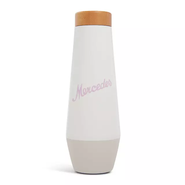 152392700 - : Mer 17oz Thermal Bottle With Bamboo Lid for Mercedes-Benz Image
