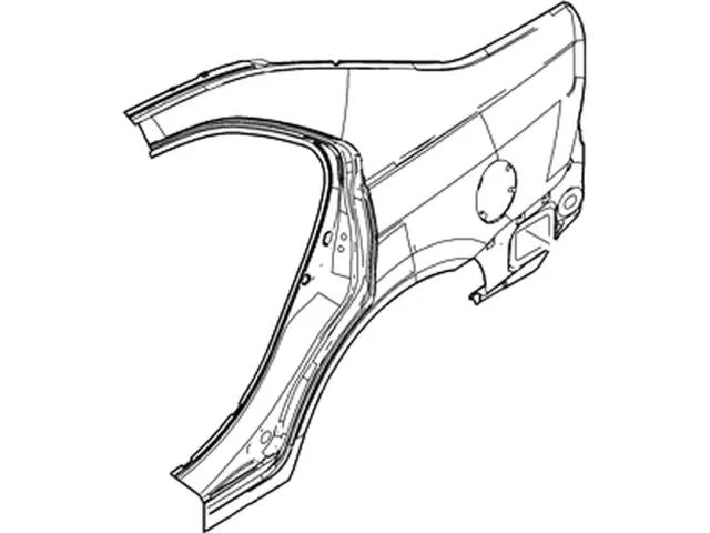 9E5Z5427841A - : Quarter Panel for Ford: Fusion | Mercury: Milan Image