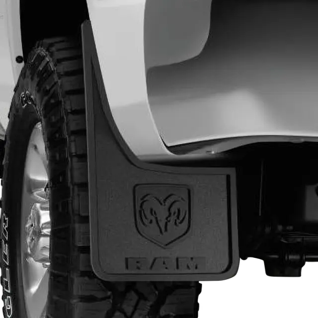 Heavy Duty Rubber Splash Guards - Rear Without Fender Flares - Mopar (82216219AA)