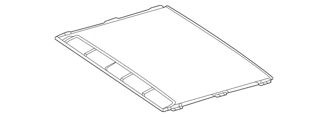 1677801300 - Sliding Roof: Wind Deflector for Mercedes-Benz: GLE350, GLE580, GLS450, GLS580, GLS63 AMG, Maybach GLS600 Image image