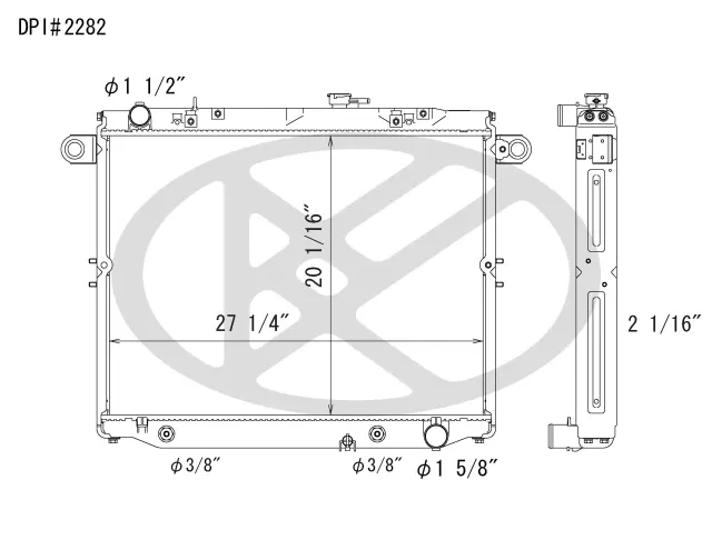 A2282 - : Koyorad Radiator for Koyo Image