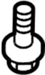 81466125H - Exhaust: Center Shield Bolt for Infiniti Image