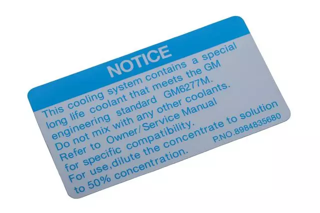 98483568 - : F Label for GM Image