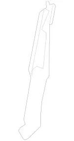 2518310345 - Heating and Ventilation: Duct for Mercedes-Benz: R320, R350, R500 Image