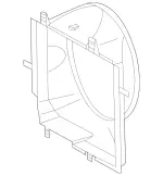 2105050455 - : Fan Shroud for Mercedes-Benz Image