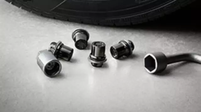 PT2763520002 - : Wheel Locks, Black Pvd for Toyota: 4Runner, Avalon, Camry, Corolla, GR Corolla, Highlander, Tacoma Image