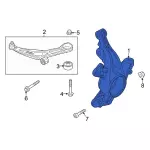 NZ6Z3K185A - : Knuckle for Ford: Bronco Sport, Maverick Image