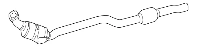 2124904620 - : Exhaust Line for Mercedes-Benz: CLS550, E550 Image