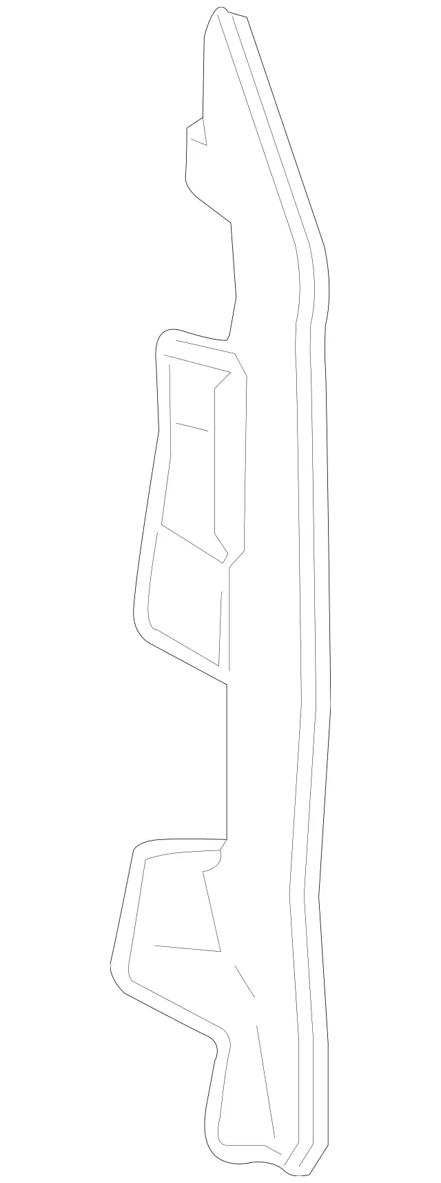 223885060064 - Bumper/Fender/Hood: Absorber for Mercedes-Benz: 350SD, Maybach S580, Maybach S680, S500, S580, S580e, S63 AMG E Performance Image