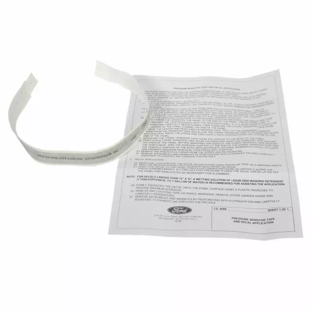 BC3Z9920000CB - Body: Stripe Tape for Ford: F-250 Super Duty, F-350 Super Duty, F-450 Super Duty Image