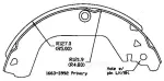 13074108 - : Drum Brake Shoe for OmniParts Image