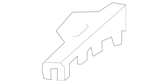 2058317900 - Heating and Ventilation: Seal, Air Duct for Mercedes-Benz: C350e, C400, C43 AMG, C450 AMG, C63 AMG, C63 AMG S Image image