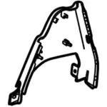 8A8Z7467460BE - Body: Cap for Ford: Flex Image