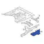 PK4Z6120040B - : Step Assembly for Ford: E-Transit, Transit-150, Transit-250, Transit-350, Transit-350 HD Image