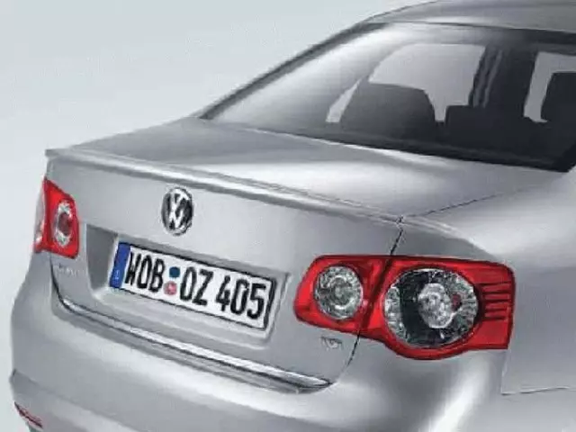 1KM071640DSA6R - Exterior: Rear Spoiler Lip Primed, 3-Piece for Volkswagen: Jetta Image