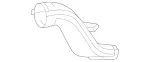 2128321145 - Electrical System: Duct for Mercedes-Benz Image