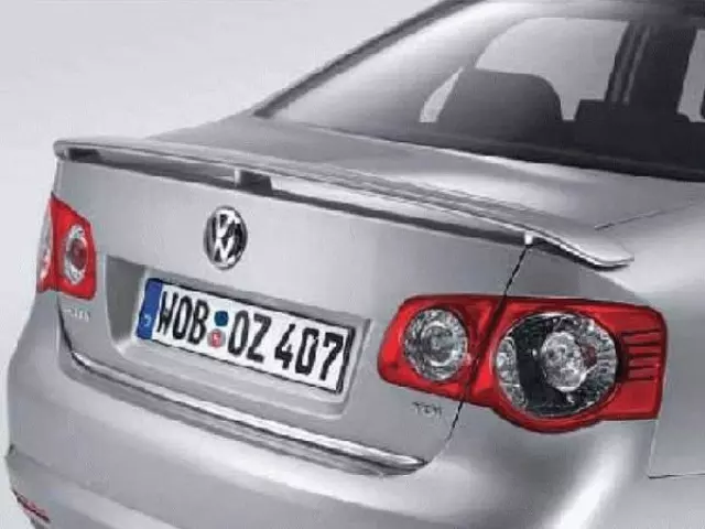 1KM071646DSR7L - Exterior: Rear Spoiler (Wing) W/O 3rd Brake Light for Volkswagen Image