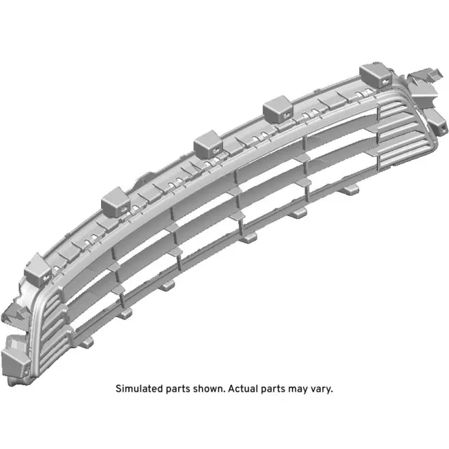 85130234 - : Black Front Lower Grille for GMC: Terrain Image