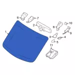 CK4Z5403100Q - : Windshield for Ford: Transit-150, Transit-250, Transit-350, Transit-350 HD Image