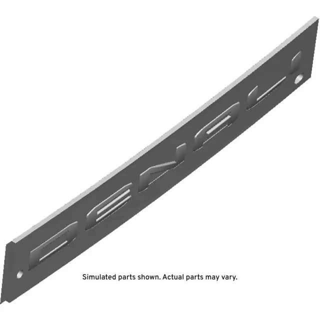 84267912 - : Chrome Liftgate Marketing Name Plate for GM Image