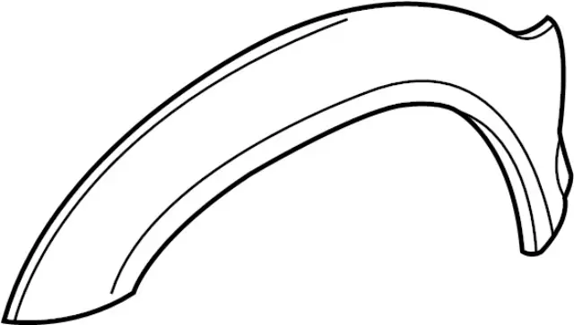 F3H101W305 - : Fender-Over, Front Right-hand for Infiniti Image