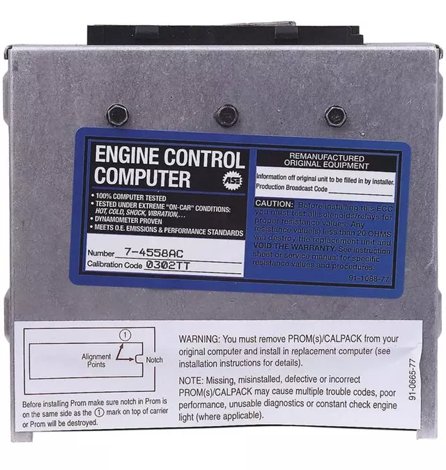 Engine Control Module, Remanufactured - GM (19160861)