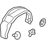 KT1Z61278B50B - Body: Wheelhouse Liner for Ford: Transit Connect Image