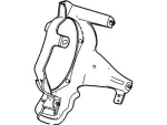 4R3Z18807AB - Body: Quarter Panel Speaker Bracket for Ford Image