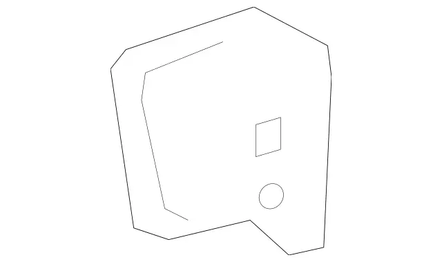 1646372116 - Side Walls: Reinforcement for Mercedes-Benz: GL320, GL350, GL450, GL550, GL63 AMG, GLE300d, GLE350, GLE400, GLE43 AMG, GLE450 AMG, GLE550e, GLE63 AMG, GLE63 AMG S, GLS350d, GLS450, GLS550, GLS63 AMG, ML250, ML320, ML350, ML400, ML450, ML500, ML550, ML63 AMG Image image