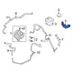 7H6Z3490D - Steering: Reservoir Mount Bracket for Ford: Fusion | Lincoln: MKZ Image