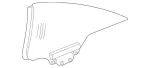 2156700410 - Windows: Crank Window for Mercedes-Benz Image