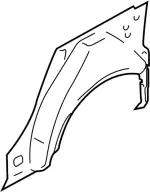 76710JK030 - Body: Outer Wheelhouse for INFINITI: G25, G35, G37, Q40 Image
