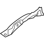 DG9Z16185A - Body: Upper Reinforced for Ford: Fusion, Police Responder Hybrid, SSV Plug-In Hybrid | Lincoln: MKZ Image