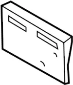 96210CL70A - Body: License Bracket for INFINITI: FX35, FX45 Image