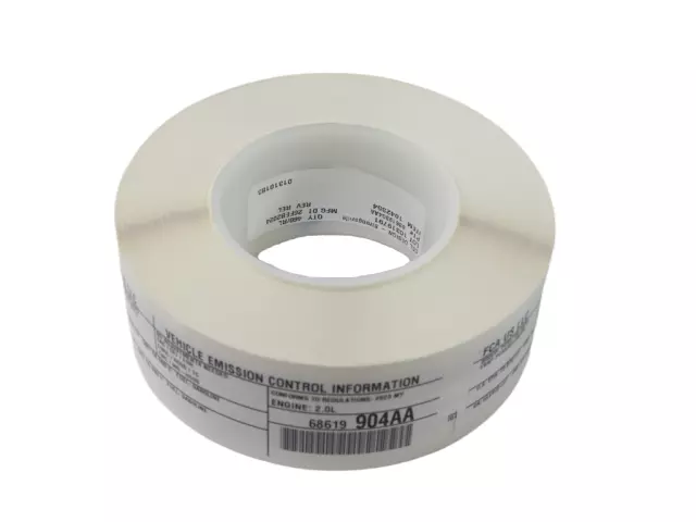 Vehicle Emission Control Information Label - Mopar (68619904AA)