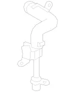 1392001100 - Engine: Water Inlet Tube for Mercedes-Benz Image