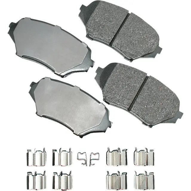ACT1179 - : Akebono ProACT Ultra Premium Ceramic Disc Brake Pad Kit for AKEBONO Image