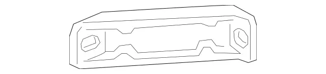 4662340 - Springs, Suspension and Hydraulics: Holder for Mercedes-Benz: CL600, CL65 AMG, G65 AMG, Maybach S600, Maybach S650, S600, S65 AMG, SL65 AMG Image image