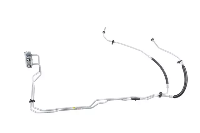 23370657 - Cooling System: Automatic Transmission Oil Cooler Hose Assembly for Cadillac: Escalade, Escalade ESV | Chevrolet: Silverado 1500, Suburban, Tahoe | GMC: Sierra 1500, Yukon, Yukon XL Image