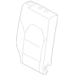 24692008609H50 - Body: Seat Back Cover for Mercedes-Benz Image