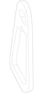 1668262091 - : Seal, Lamp Housing for Mercedes-Benz: GL350, GL450, GL550, GL63 AMG, GLS350d, GLS450, GLS550, GLS63 AMG Image