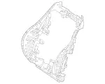 1679109900 - Driver Seat: Backrest Shell for Mercedes-Benz Image
