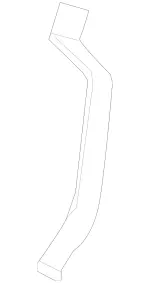 6802225 - Body: Upper Reinforced Insulation for Mercedes-Benz Image