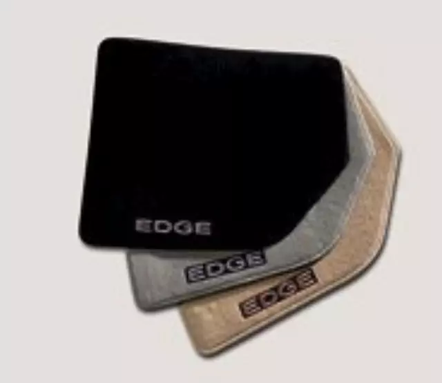 7T4Z7813300BE - Interior: Premium Carpeted Floor Mats - Med Stone for Ford: Edge Image