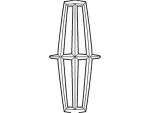 5L3Z8213AA - Body: Emblem for Lincoln: Mark LT Image