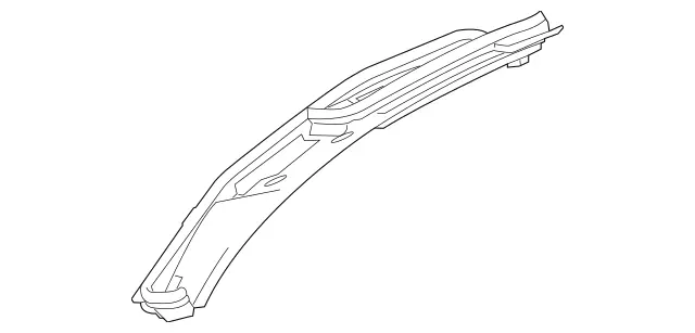 2228300028 - Heating and Ventilation: Water Baffle for Mercedes-Benz: Maybach S550, Maybach S560, Maybach S600, Maybach S650, S450, S550, S550e, S560, S600, S63 AMG, S65 AMG Image image